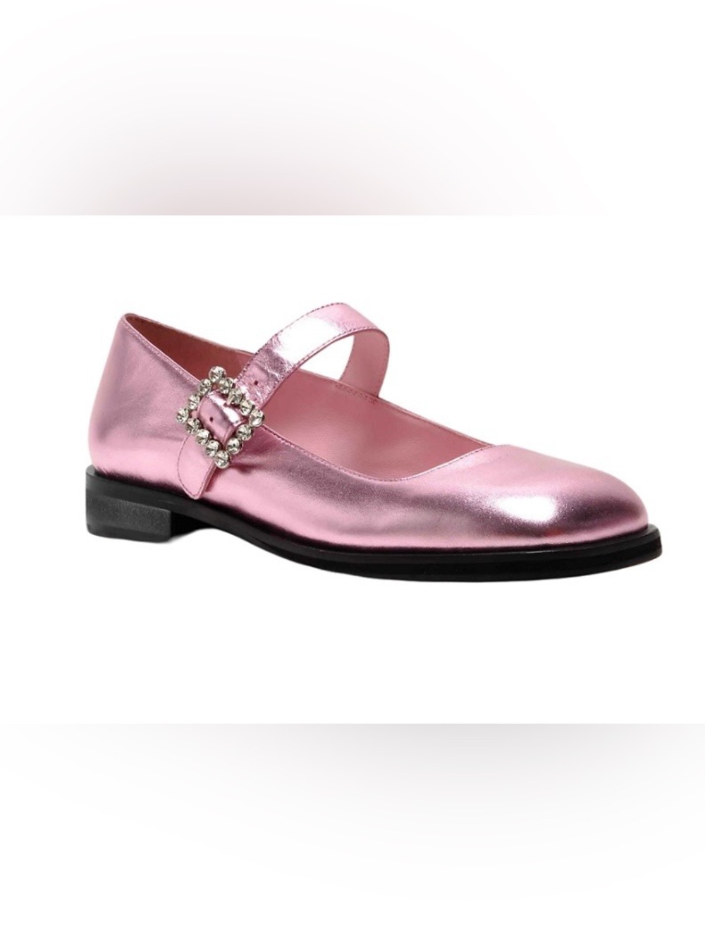 FREE PEOPLE Rumor Leather Mary Jane Flats. NEW